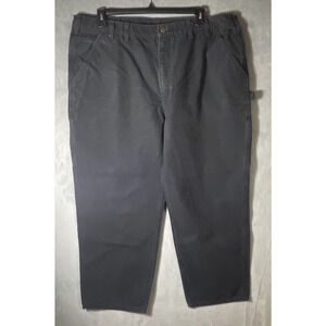 Carhartt B11 Black Dungaree Fit Black Carpenter‎ Workwear Pants Men’s 44x30